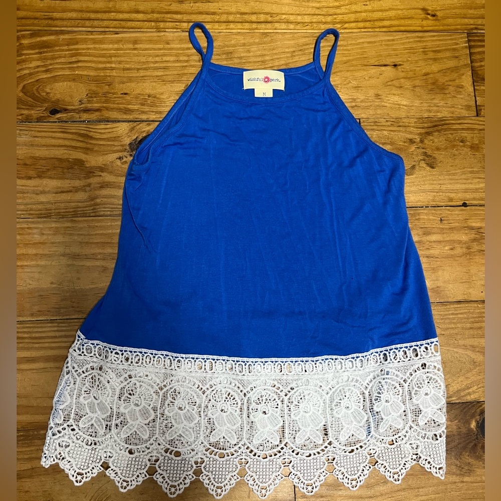 Wishful Park women’s (maybe juniors) size M tank top with lace bottom